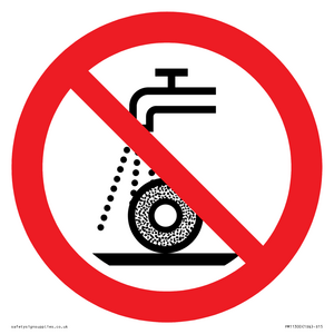 Prohibition: Do not use for wet grinding